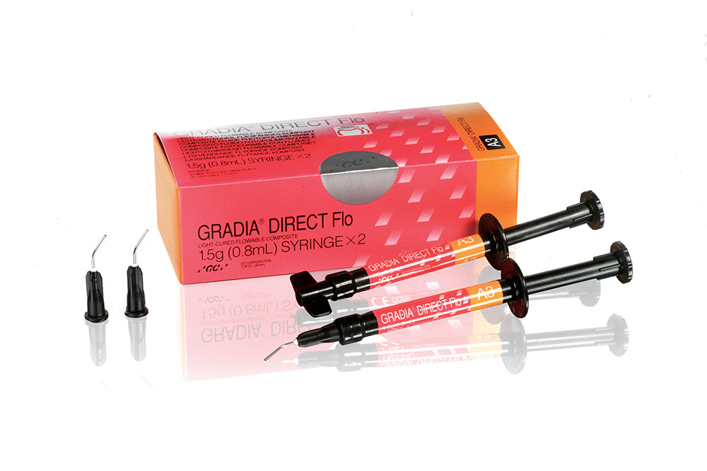 GC 002358 Gradia Direct Flo Flowable Restorative Composite Shade BW 2/Pk GC 002358 Gradia Direct Flo Flowable Restorative Composite Shade BW 2/Pk